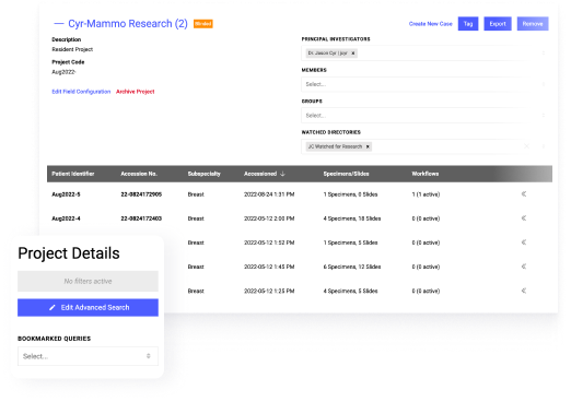 Image of Corista DP3 Image Management Platform UI 